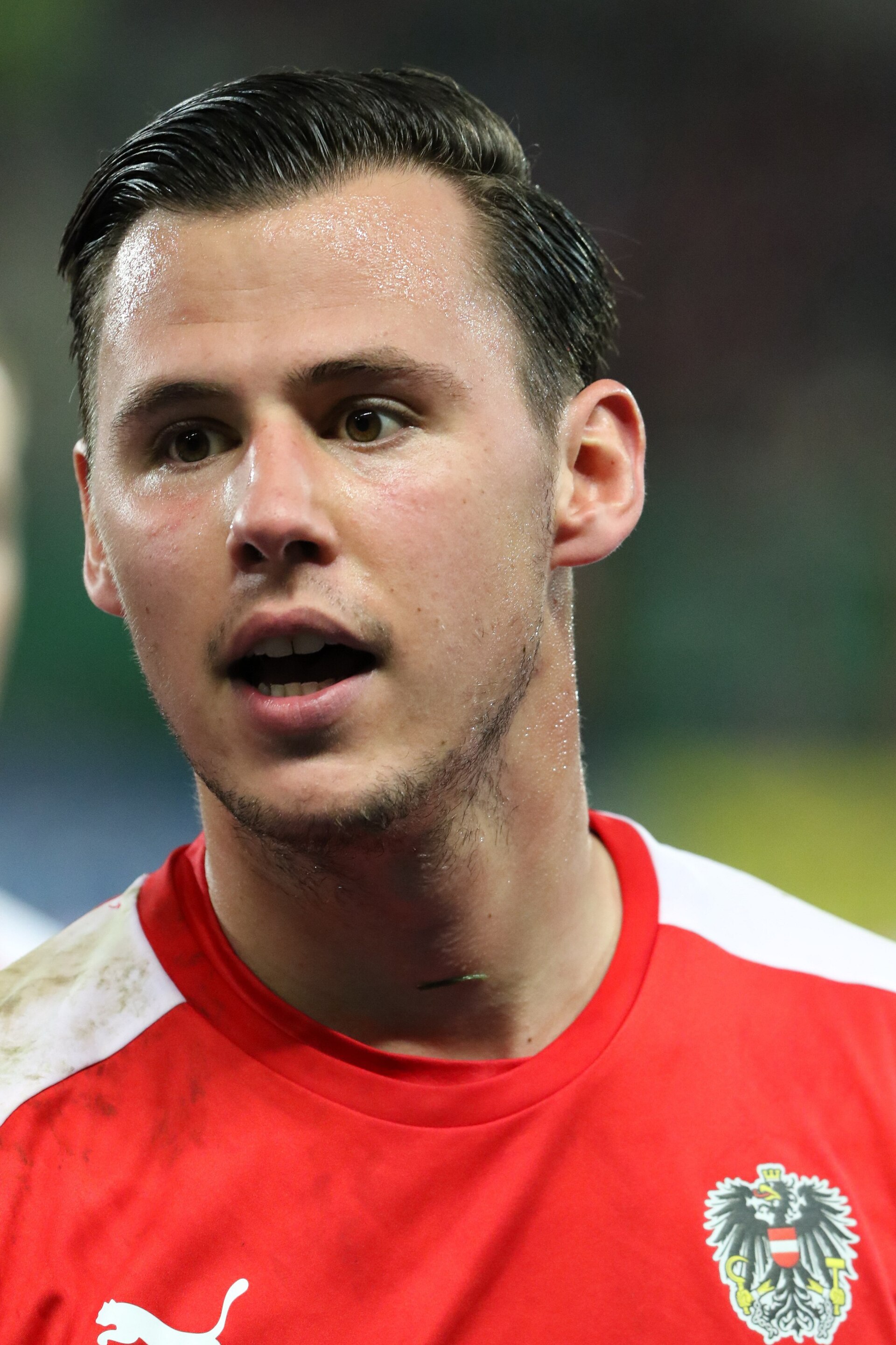 Friendly match – Austria (red shirts) vs. Turkey (blue shirts) 1–2 (1–1) on 2016-03-29 in Ernst-Happel-Stadion , Vienna – The photo shows Heinz Lindner (Eintracht Frankfurt).