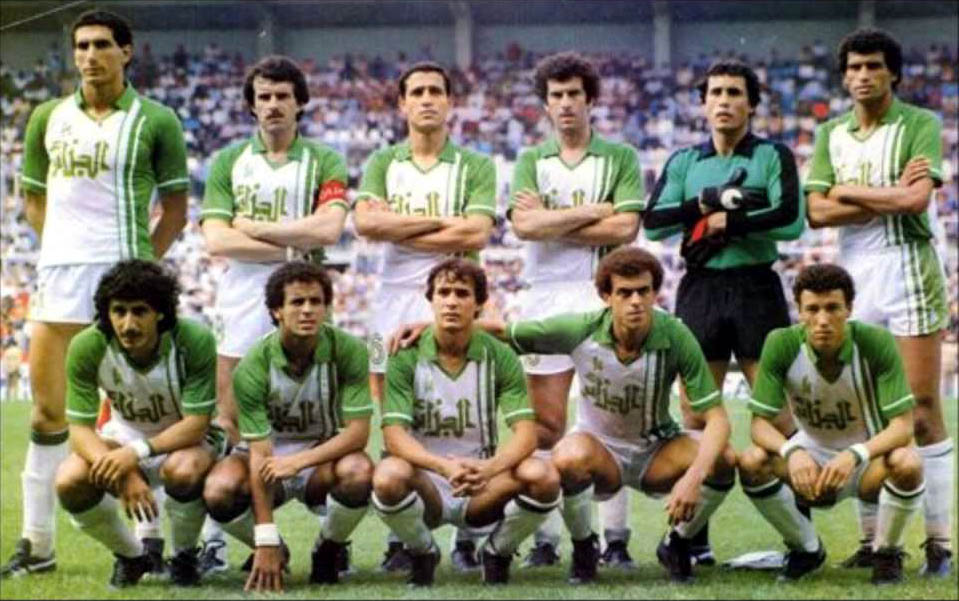 Team of Algeria that played v Austria at the 1982 World Cup