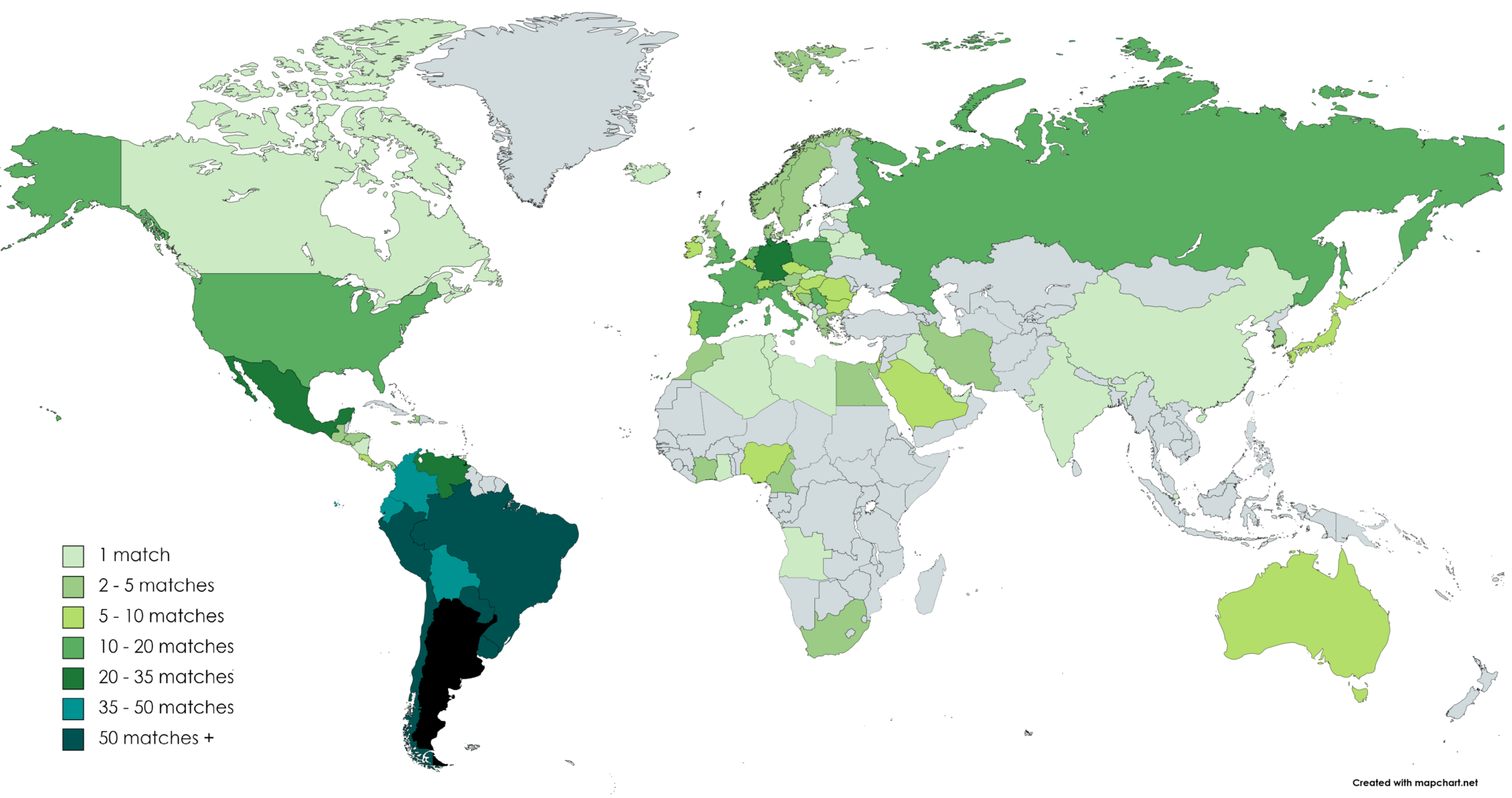 Lista de países que enfrentaron a Argentina en partidos de fútbol, hasta noviembre de 2020.