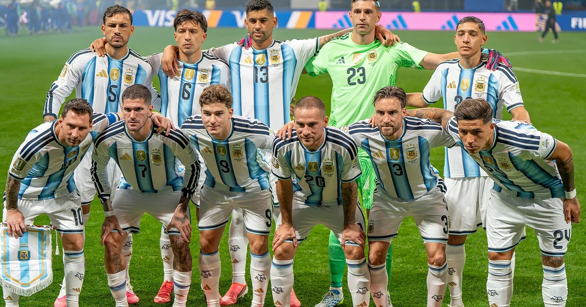 Argentina Starting XI during Argentina v Egypt at the 2026 FIFA World Cup