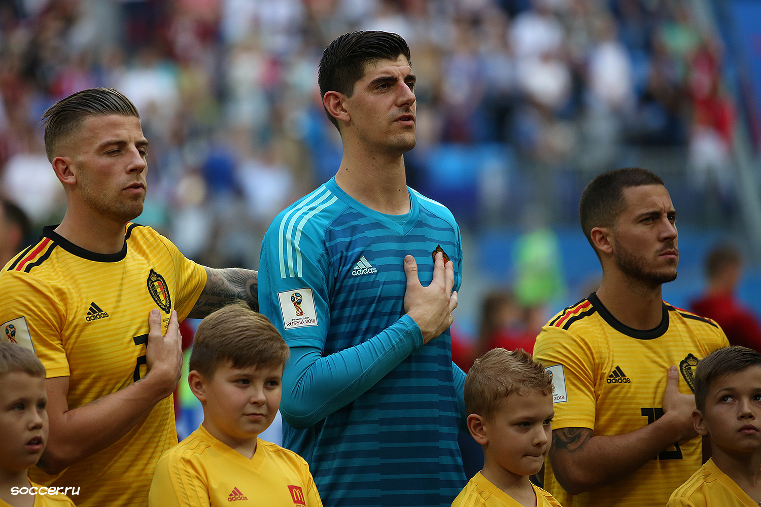 Courtois at the 2018 World Cup