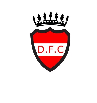 Escudo del Dinamarca FC, equipo de Montevideo.