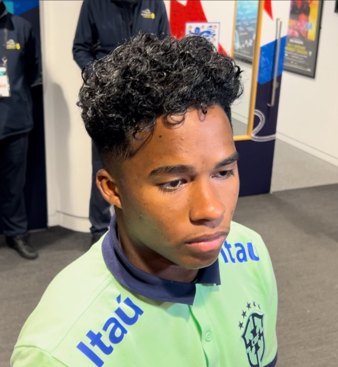 Endrick durant la convocatòria de la selecció brasilera, març de 2024