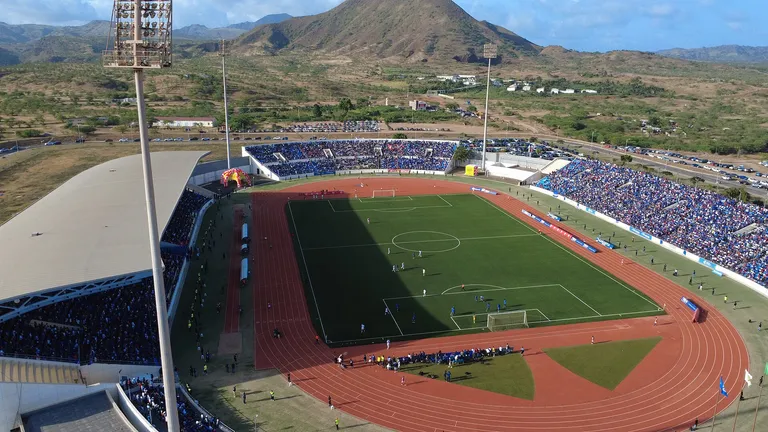 National Stadium of Cabo Verde from the air
