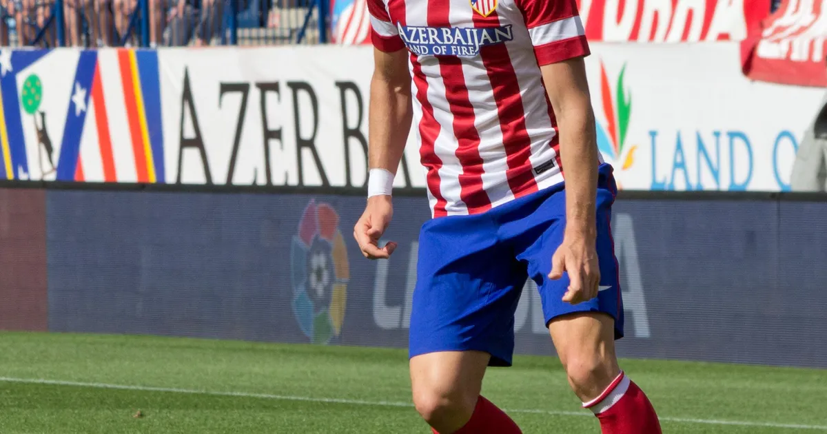 Filipe Luís, footballer of Atlético de Madrid.