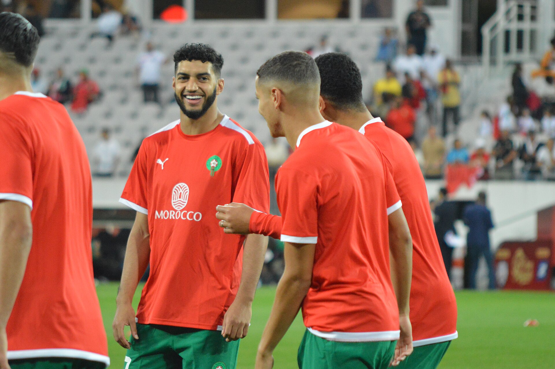 Photo prise lors du match amical du 12 septembre 2023 entre le Maroc et le Burkina Faso à Lens.