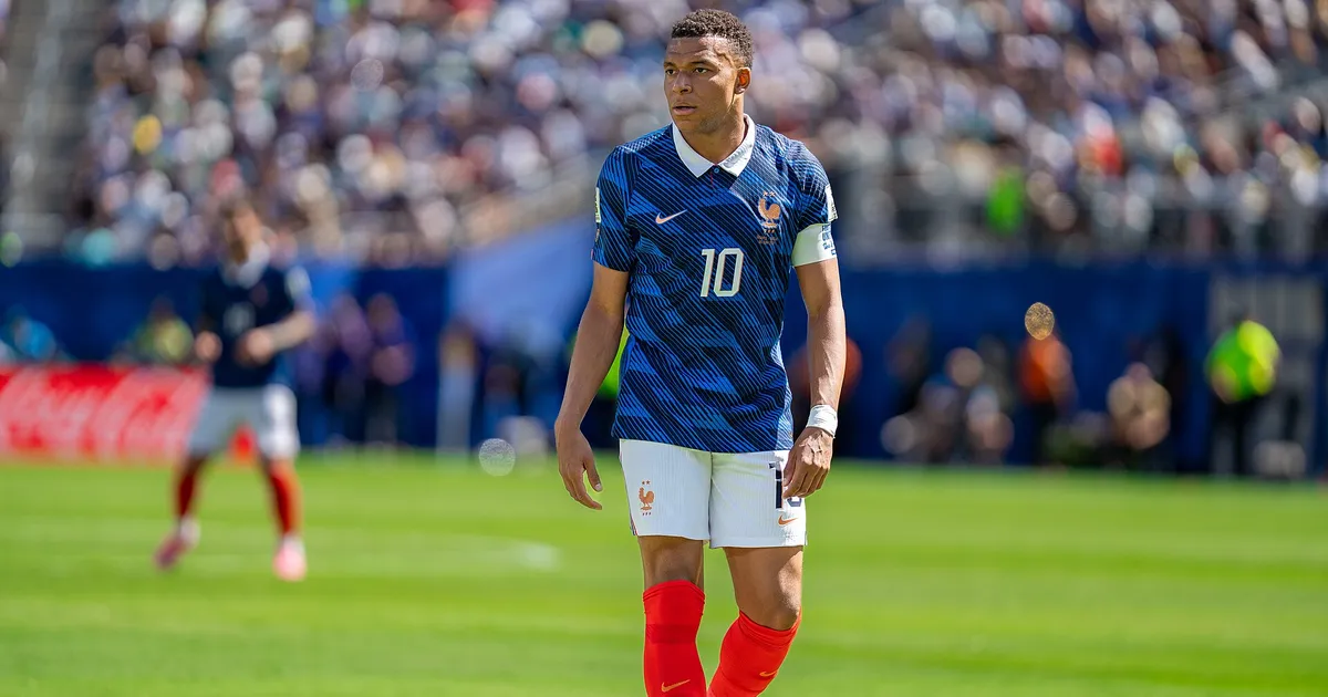 Kylian Mbappe during France v Senegal on 16 June 2026 at the 2026 FIFA World Cup at NY/NJ Stadium in East Rutherford, NJ