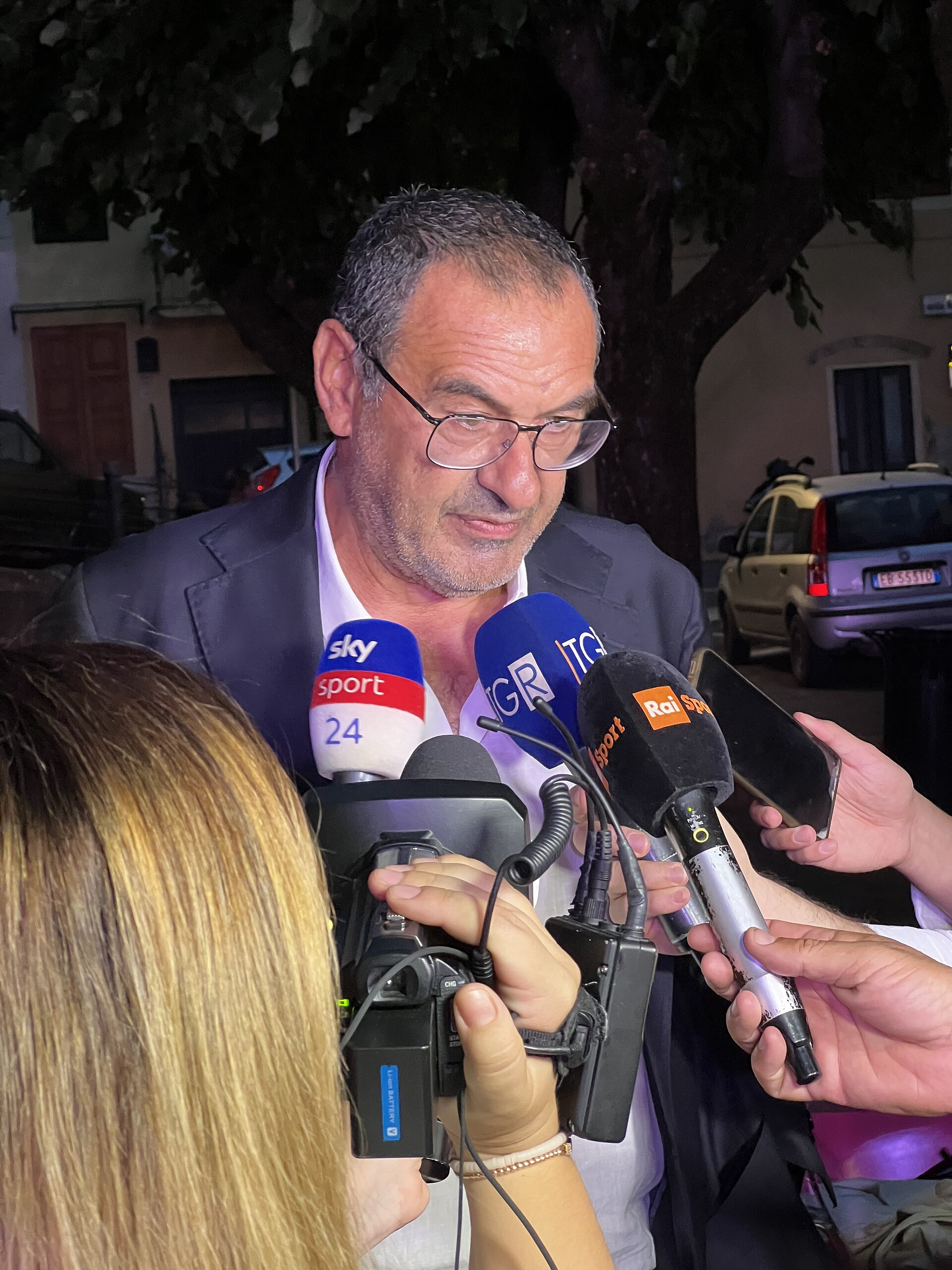 Maurizio Sarri all’interno della rassegna COMUNICARE del Comune di Castelfranco Piandiscò (Arezzo)