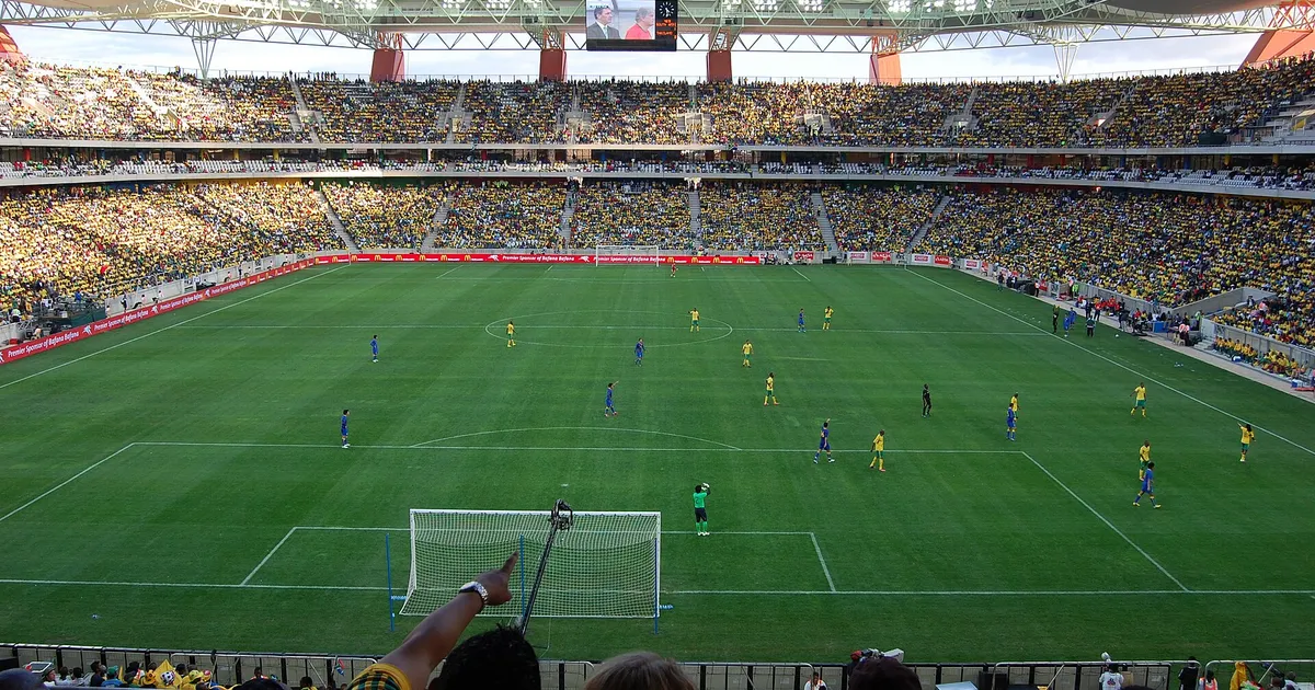 Mbombela Stadium inaugural game. South Africa vs Thailand. 5 May 2010