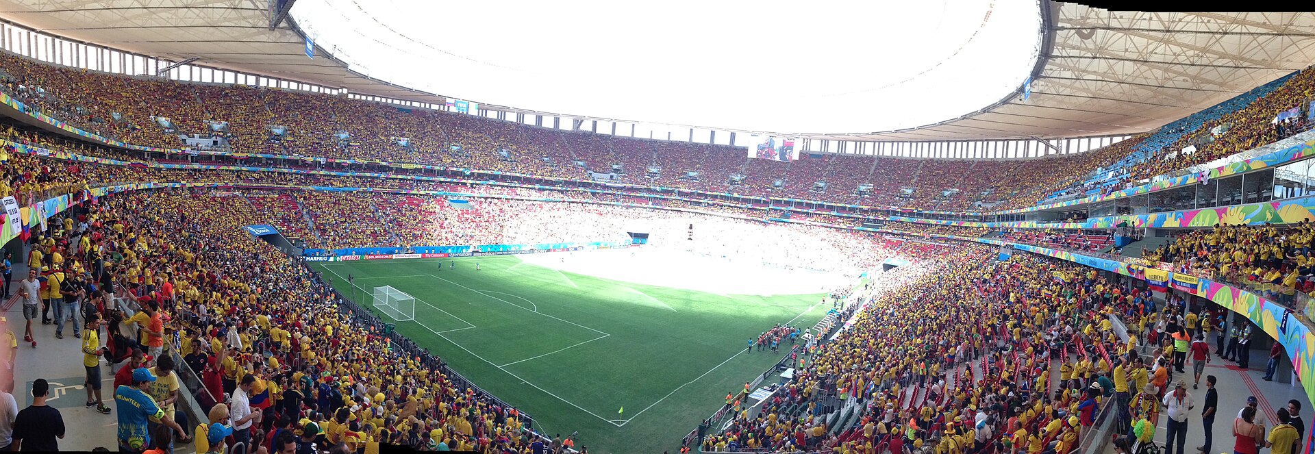 Panoramica Colombia Vs Costa de Marfil