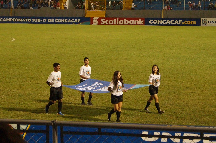 Under 17 CONCACAF competition ceremony