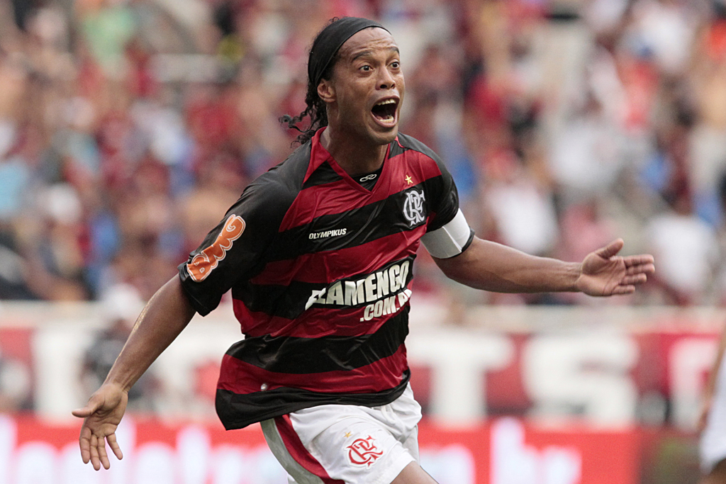 Ronaldinho Gaúcho no final da Taça Guanabara 2011.