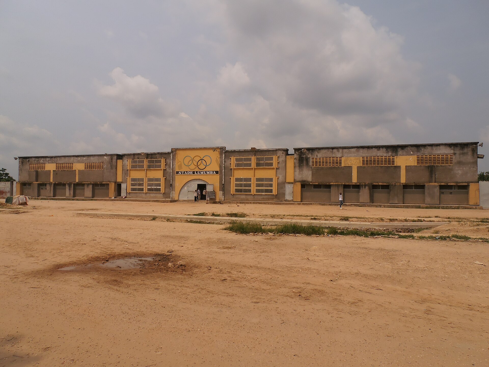Stade Lumumba, located in the city of Kisangani (D.R.Congo).