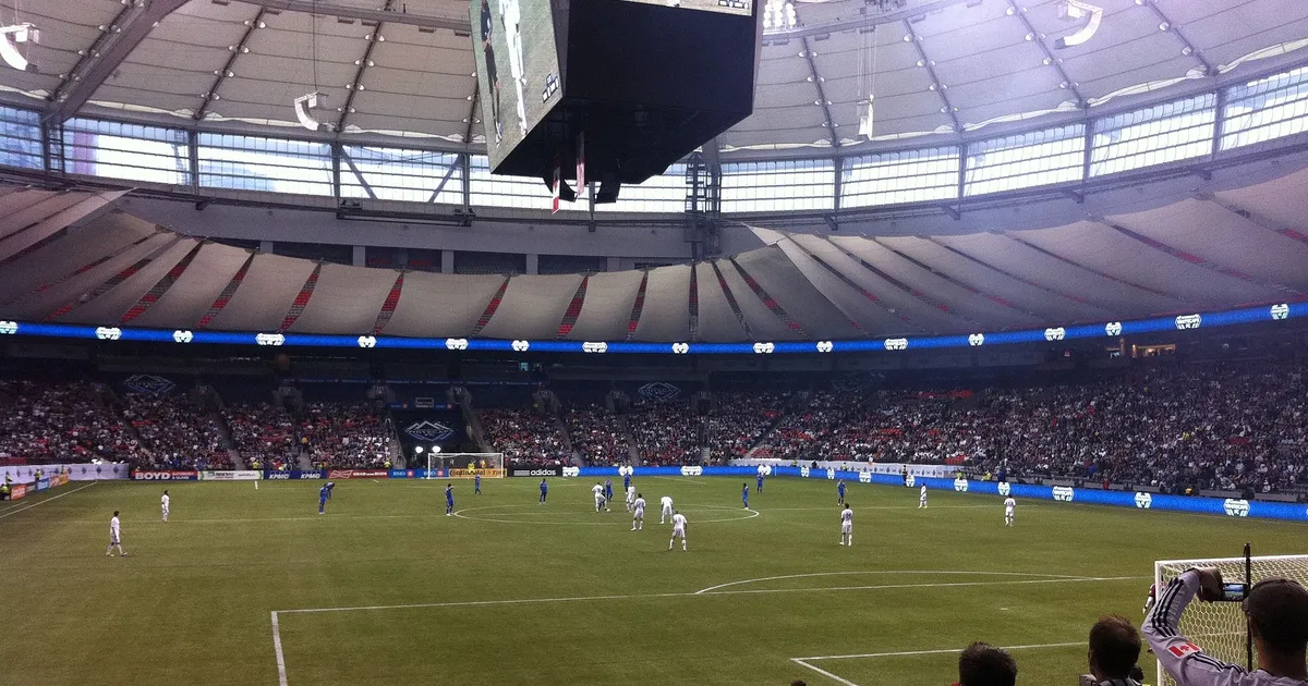 Vancouver Whitecaps FC in their second season opener against Montreal Impact at BC Place on March 10, 2012.