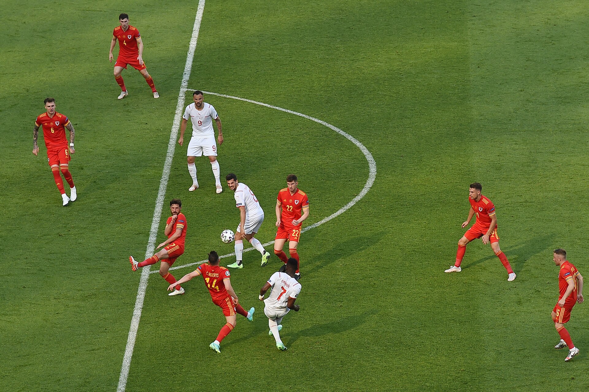 Wales-Switzerland match at Euro 2020 in Baku