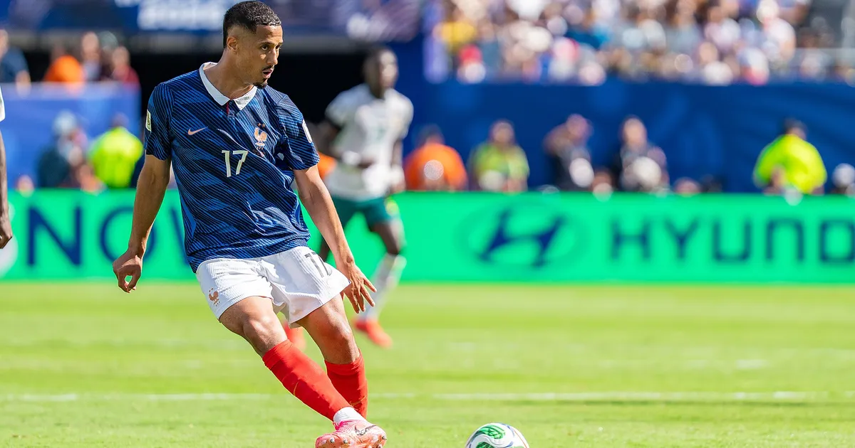 William Saliba during France v Senegal on 16 June 2026 at the 2026 FIFA World Cup at NY/NJ Stadium in East Rutherford, NJ