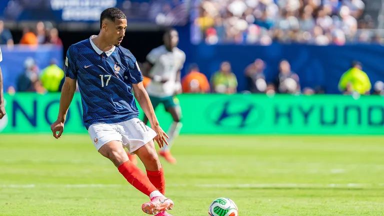 William Saliba during France v Senegal on 16 June 2026 at the 2026 FIFA World Cup at NY/NJ Stadium in East Rutherford, NJ