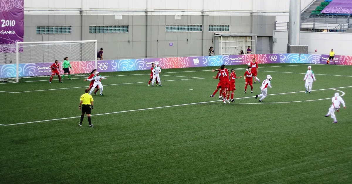 Singapore 2010 Youth Olympic Games Football, Iran vs Turkey (goal shoot)