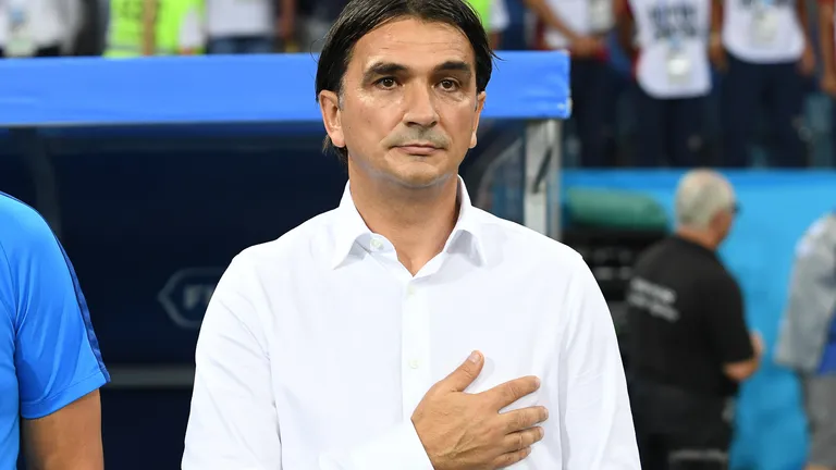 Zlatko Dalić, Croatia national team head coach, ahead of the Russia-v-Croatia match, 7 July 2018.
