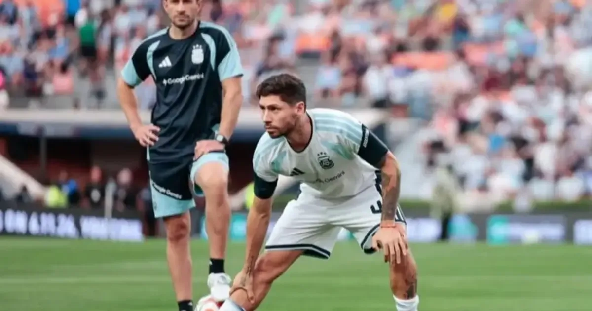 Gonzalo Montiel se lesionó y no podría jugar ante Austria