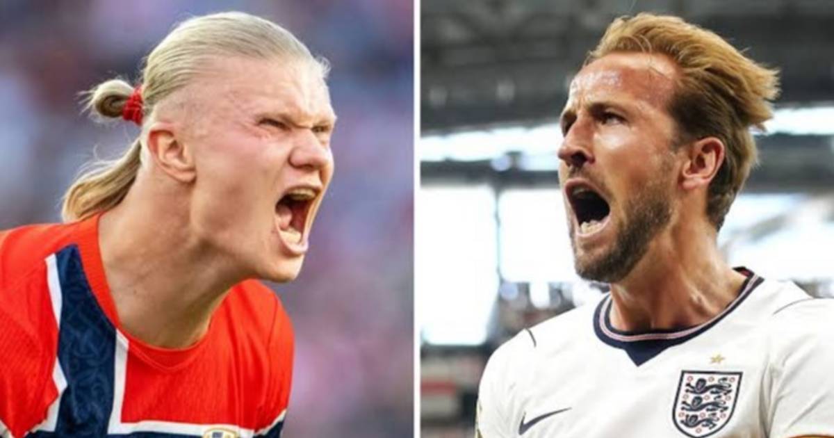 Haaland y Kane, una guerra de titanes en Noruega vs. Inglaterra