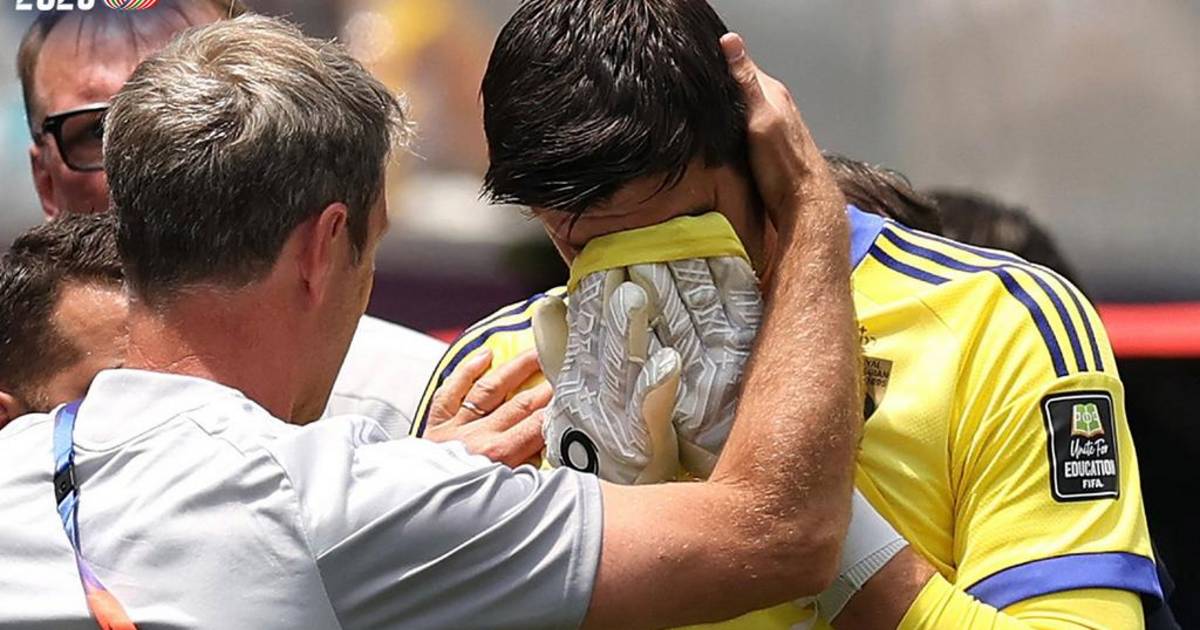 Courtois volvió a lamentarse de la lesión