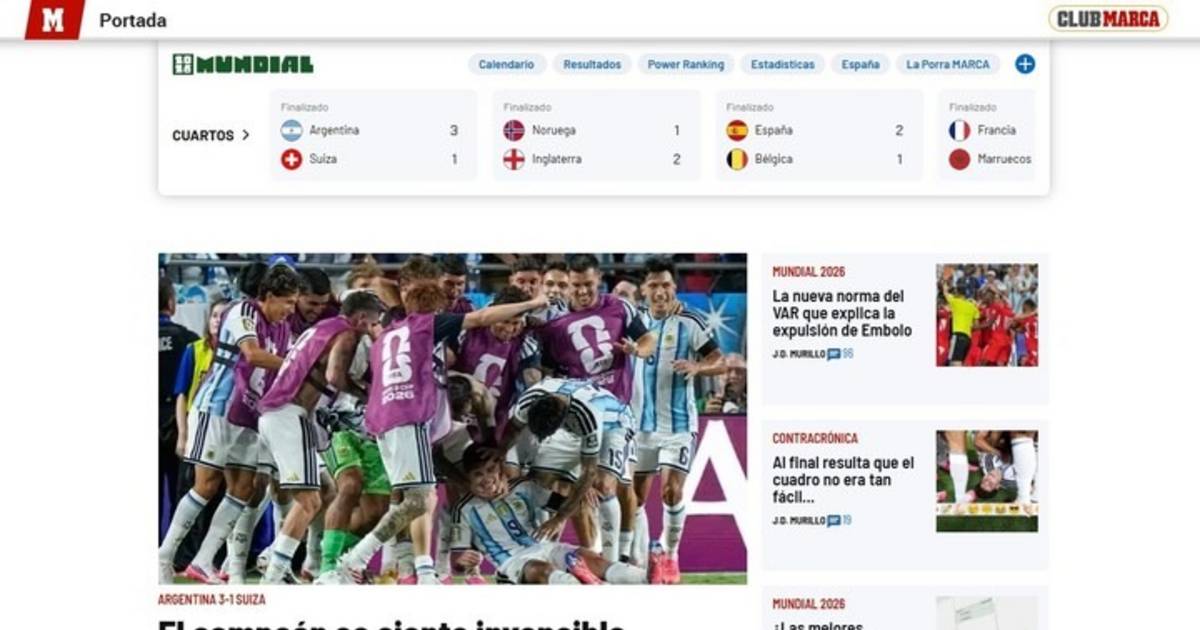 La reacción de los medios del mundo tras el pasaje de Argentina a la semifinal del Mundial