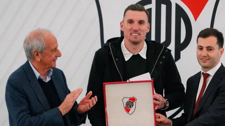Emotiva despedida de River de Franco Armani