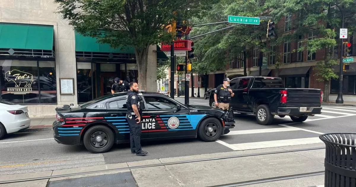 Atlanta llenó el downtown de policías para evitar cualquier atisbo de episodios violentos