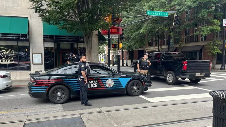 Atlanta llenó el downtown de policías para evitar cualquier atisbo de episodios violentos