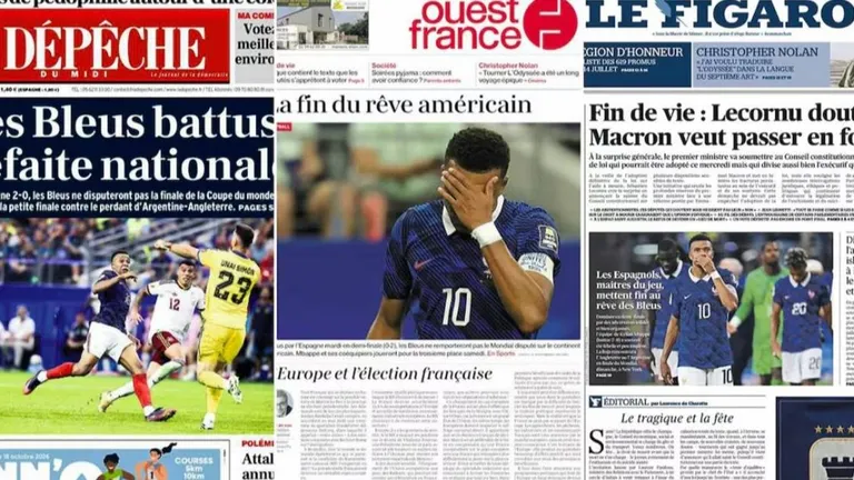 La prensa de Francia, lapidaria con su selección: "Atormentados" y "diminutos"