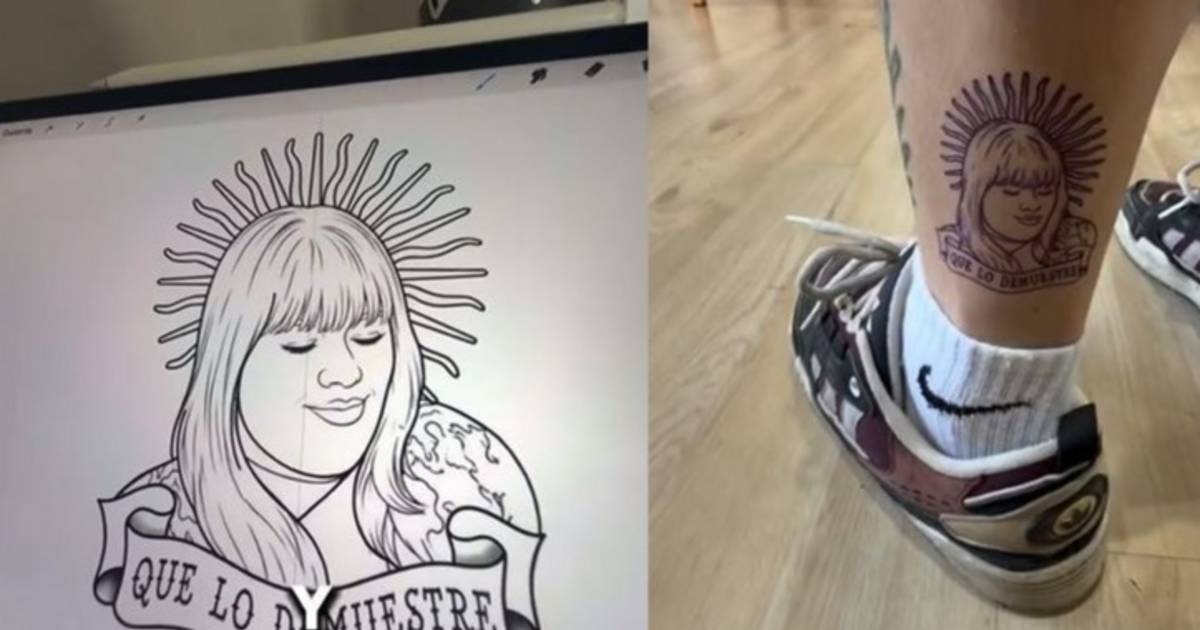 Prometió que si Argentina le ganaba a Inglaterra se tatuaba a More Rial y cumplió: el…