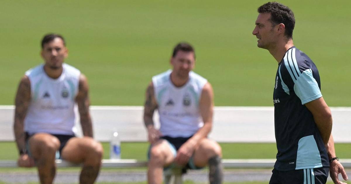Scaloni tomaría una decisión clave para jugar la final ante España