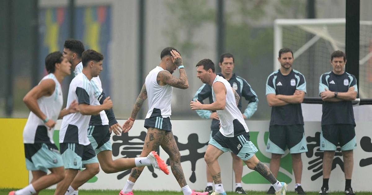 Argentina realizó su último entrenamiento antes de la final y le sacó una inesperada…