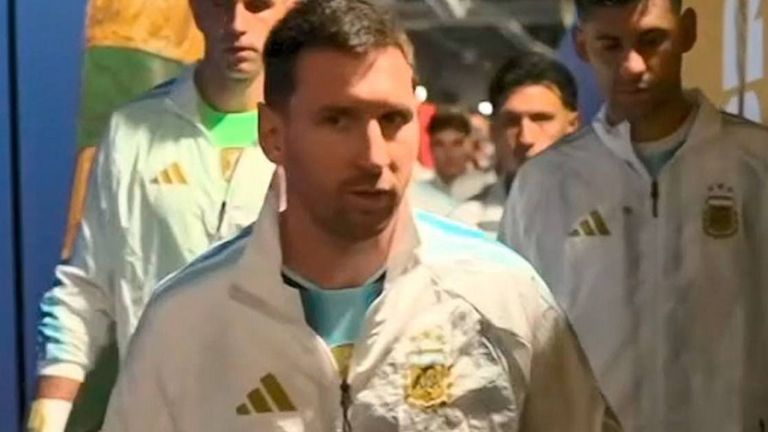 Revelaron el video completo del vestuario de Argentina en la Final