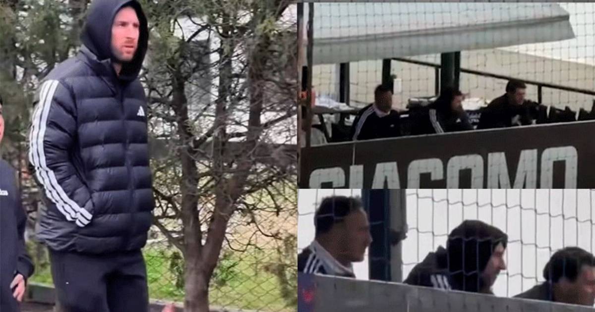 Messi reapareció en público tras la final del Mundial: fue a ver un partido de ascenso