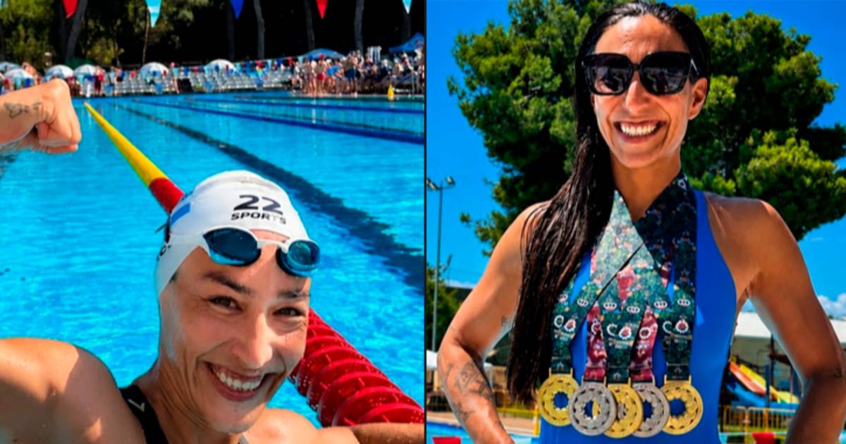 Orgullo platense: la nadadora Gisela Ponce logró nueve medallas en los Gay Games