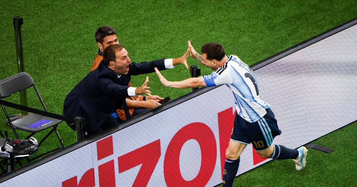 Festejo viral: así fue la celebración de Messi con el cronista Joaquín Bruno en el…