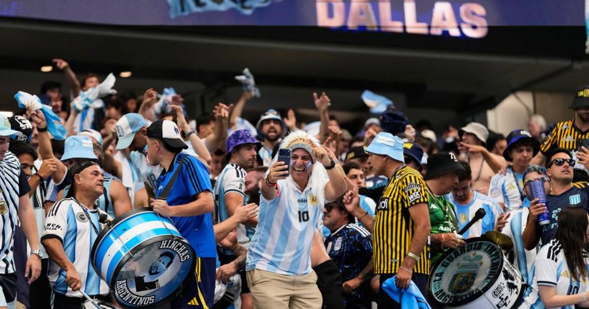 Argentina: en Dallas o en el país, la misma pasión por la Selección