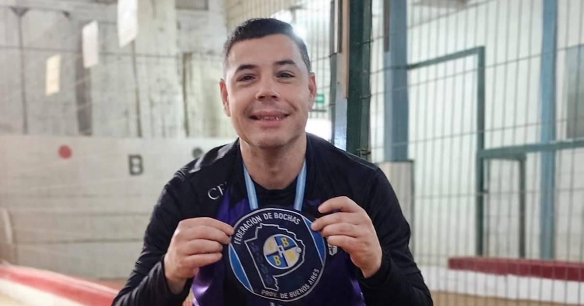 Javier Airoldi, el nuevo campeón Provincial de Bochas