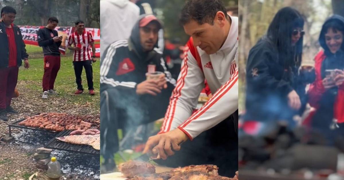 El color de los hinchas en la previa del clásico platense