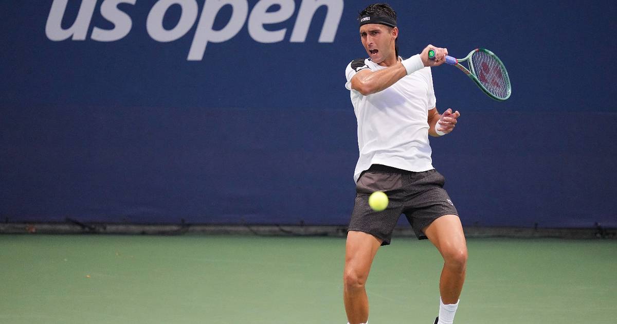 El platense Tomás Etcheverry debutó con una contundente victoria en el US Open