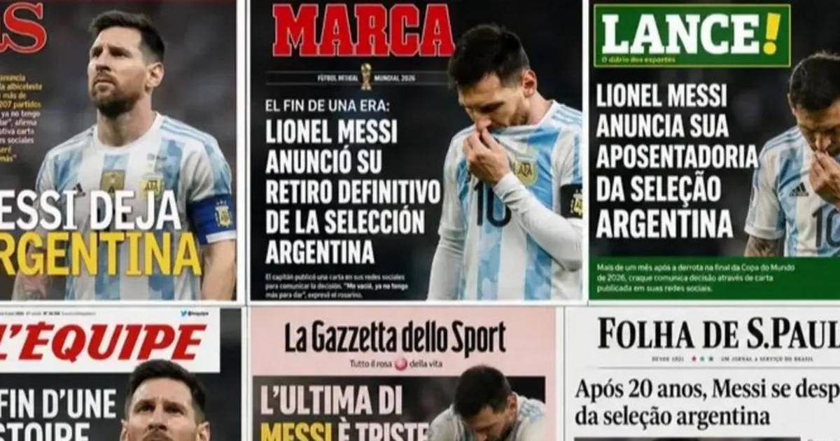 Las repercusiones en los medios tras el retiro de Messi de la Selección
