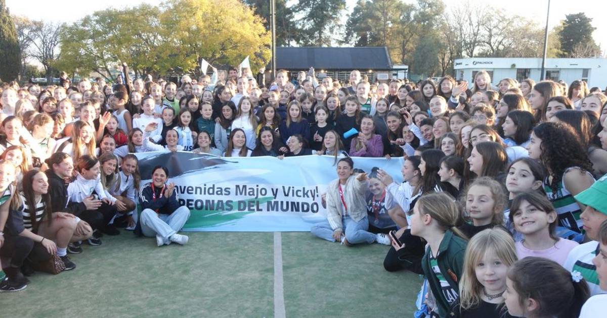 Majo y Vicky Granatto: las campeonas volvieron a su casa