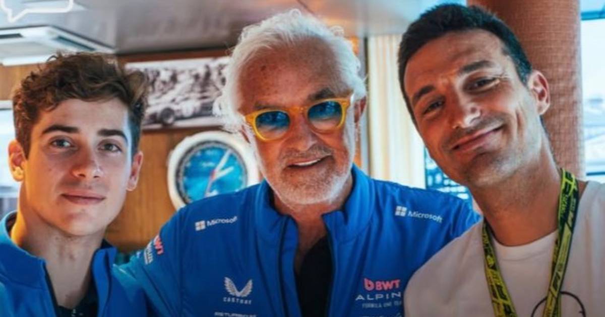 Scaloni presente en Monza alentando a Colapinto