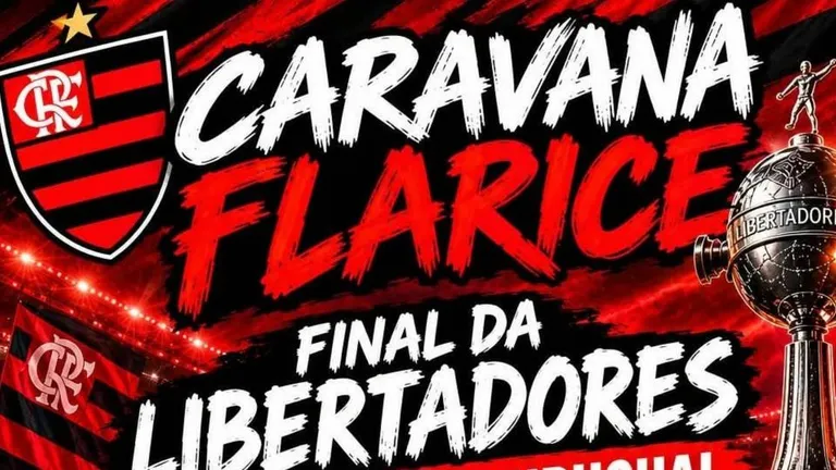Antes de jugar con Estudiantes, hinchas de Flamengo organizan caravana para ¡la final de…