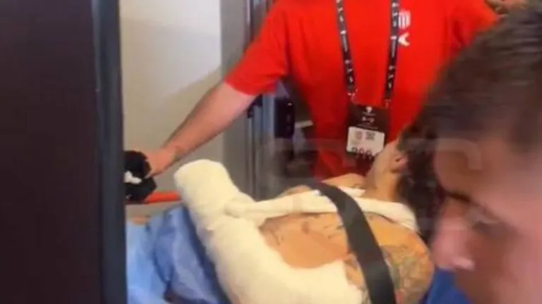 Neves se llevó la peor parte: fractura de muñeca