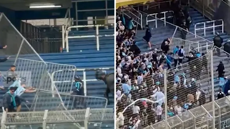 VIDEOS | Otra vez incidentes: el operativo policial, protagonista en Boca vs Racing