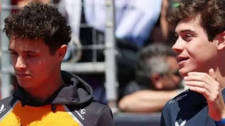 Franco Colapinto reveló cómo quedó la relación con Lando Norris