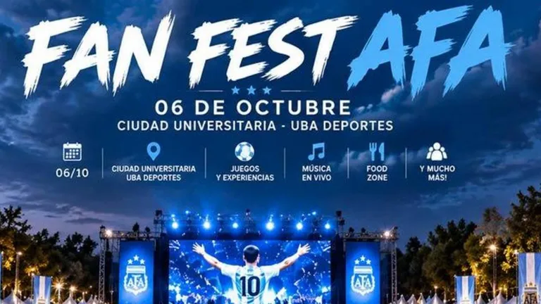 El Fan Fest AFA “Gracias Leo” y el operativo